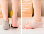 Heel Protectors Height Increase Insole Silicone Invisible Heel Lift Shoe Insoles, Shock Absorption Cushion Support for Men and Women Half Shoe Pad, 1.57 in