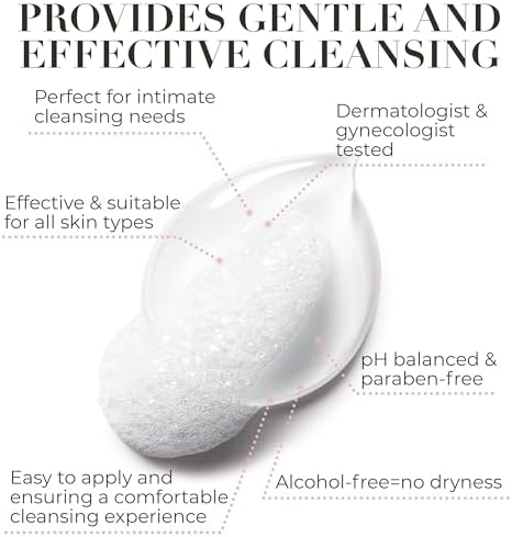 Feminine Wash | pH Balance for Women | Feminine Care Unscented Vaginal Cleanser for pH Balance & Vaginal Dryness Relief | Gentle Intimate Care for Sensitive Skin | Advanced Hydration Feminine Wash