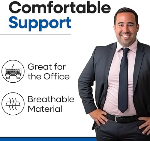 Hernia Belt for Men or Women | Postpartum Belly Band & Belly Wrap | C Section Belly Binder & Abdominal Binder | Post Surgery & Pregnancy Tummy Tuck | Hysterectomy, Umbilical Inguinal Hernia | (S/M)