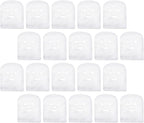 GALPADA 100pcs Facial Gauze Mask Sheets for Spa and Salon Use Pre-cut Moisturizing Gauze Facial Mask White Care for Skincare Routine