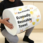 1 roll (Use 60-80 times), lazy rags, disposable kitchen paper towels, washable wet and dry towels, rags, non-stick oil rags, degreasing towels, household cleaning rags, cleaning supplies