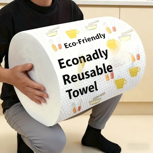 1 roll (Use 60-80 times), lazy rags, disposable kitchen paper towels, washable wet and dry towels, rags, non-stick oil rags, degreasing towels, household cleaning rags, cleaning supplies