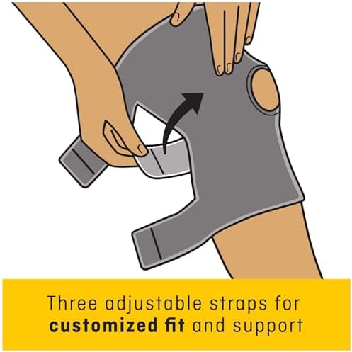 FUTURO Sport Knee Support, Ideal for Athletic and Everyday Activities, One Size Black