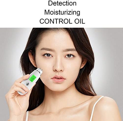 White Skin Detector, Portable Easy Operate Tester Detector Skin Oil Content Analyzer for Beauty Salon Spa Home