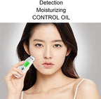 White Skin Detector, Portable Easy Operate Tester Detector Skin Oil Content Analyzer for Beauty Salon Spa Home