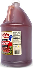 Acclaim Gourmet Red Wine Vinegar, 128 Ounces (1 Gallon) - 5% Acidity