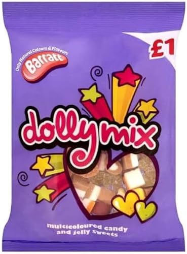 Barratt Dolly Mix Multicoloured Candy and Jelly Sweets (150g x 6)