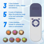 Vein Finder Viewer with 7 Color Modes & 5 Brightness Levels, Vein Detection Light for Nurses, Doctors, Children & The Elderly