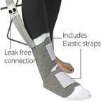 Ossur Cold Rush Cold Therapy Foot and Ankle Pad | Ergonomic Pad for Post-Operative Pain and Swelling | Works with Cryotherapy and Cold Therapy Machines | Includes Hose Connectors and Elastic Straps