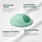 Shordy Reusable Menstrual Disc Set of 2 (Small & Large) Soft, Medical-Grade Silicone Period Discs with Easy-Grip Removal Leakproof 12-Hour Comfort Disco Menstrual – Alternative to Pads, Cups & Tampons