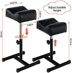 Pedicure Manicure Footrest Adjustable Height Stand Beauty SPA Salon Nail Care Black