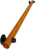 20FT Pine Wooden Handrail - Solid Anti-Slip Safety Rails for Indoor Stairs Villas & Bars - Durable 1ft-20ft Adjustable Length for Enhanced Safety