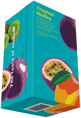 Hawaiian Islands Tropical Fruit Medley Black Tea, All Natural - 20 Teabags