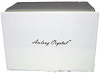Amlong Crystal Yellow Crystal Ball 150mm (6 in.) Including Wooden Stand and Gift Package