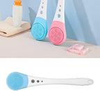 Back Washer Electric Body Scrubber Multifunction 3-Level Massage Cordless Fully Automatic Home Washer (Blue)