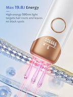 Laser Hair Removal,IPL Hair Removal Device with 5℃ Ice Cooling,At-Home Painless Laser Hair Removal for Women & Men,Body Legs Armpits Use (Gold)