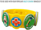 AllerMates Kids Medical Charm - I Carry an Epi Pen Children's Medic Alert Allergy Awareness Bracelet Accessory