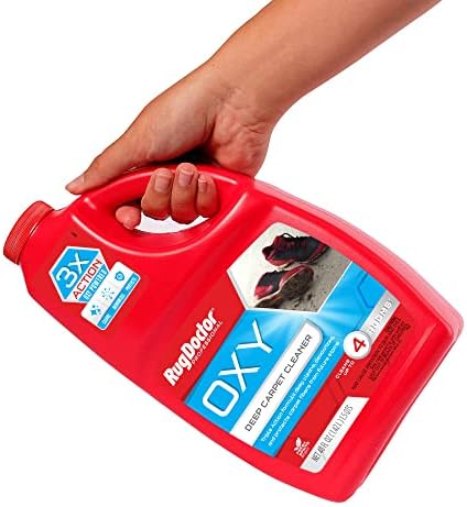 Rug Doctor Triple Action Oxy Deep Carpet Cleaner, 48 oz., Deep Cleans, Deodorizes, & Protects, Concentrated, Professional-Grade, 3X Action Formula