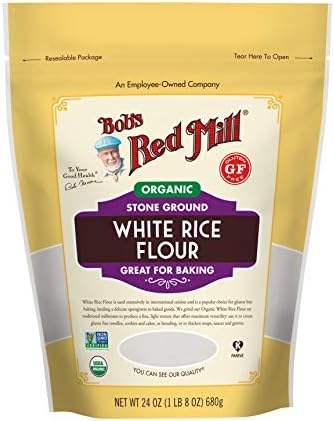 Bob's Red Mill Organic White Rice Flour, 24 Ounce