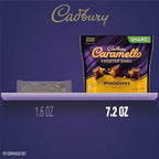 CADBURY CARAMELLO SWEETLY DARK Miniatures Semi-Sweet Dark Chocolate Caramel Candy Share Pack, 7.2 oz
