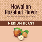 Don Francisco's Hawaiian Hazelnut Whole Bean Coffee, Medium Roast – 100% Arabica, Flavored Coffee, 20 oz Bag