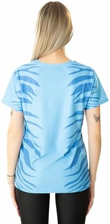 Blue Jungle Tiger Shirt for Women - Adult Teens T Cosplay Halloween Costumes