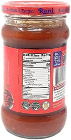 Rani Red Chilli Cooking Paste 10.58oz (300g) Glass Jar ~ Vegan | Gluten Free | NON-GMO | No Colors | Indian Origin