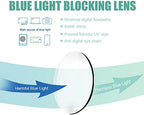 JiSoo Large Frame Reading Glasses Blue Light Blocking Women Men, Fashion Blue Light Readers 1.75 Stylish, Black