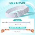 Anti-Slip Catheter Leg Bag Strap, 16 in / 40 cm | Silicone Grip, Adjustable Hook-and-Loop | Thigh Placement, Extended Fit for Foley Drainage Bags | Reusable, Washable 4PCS