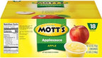 Mott's Applesauce, 4 Oz Cups, 18 Count, No Artificial Flavors, Good Source Of Vitamin C, Nutritious Option For The Whole Family