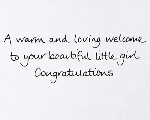 Papyrus New Baby Girl Card (Warm and Loving Welcome)