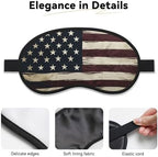 American Flag Sleep Mask for Side Sleeper Blackout Eye Masks for Women Men Blindfold Mask Side Sleeper Eye Cover for Sleeping Nap Blackout Eye Shade Cover for Travel