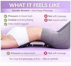 YAJIACLONE Back Stretcher for Lower Back, Adjustable Lumbar Support Board, Manual Spine Stretch Tool for Daily Use, Portable Device (Not a Massage Device)
