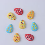 Edible Easter Themed Sugar Easter Eggs cake decorations, Egg cupcake toppers, perfect Icing Cookies decro for Cupcakes, Cake, Macaron and Cakecicles Decorating
