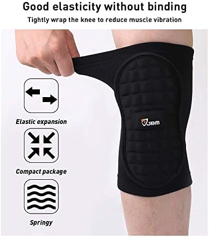 JBM Knee Brace Knee Pad for Women and Men Knee Compression Sleeve for Basketball Volleyball Tennis Running Workout Exercise