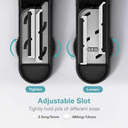 DEPAD Pill Cutter Splitter for Cutting Multiple Pills, Adjustable Pill Cutter Splitter for Small and Tiny Pills with Accurate Alignment, for Small or Large Tablets with Sharp Safe Blade