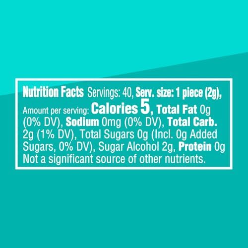 Extra Extra Refreshers Chewing Gum, Polar Ice, 40 Count