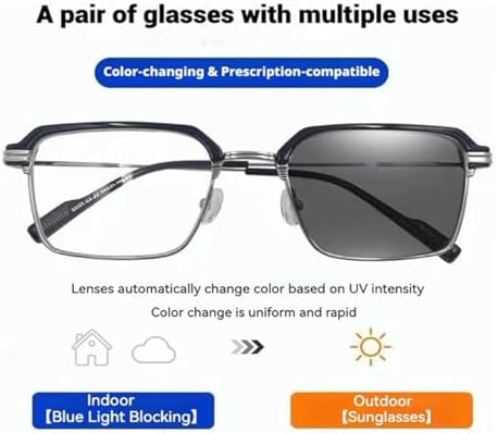 German Smart Zoom Reading Glasses Distance&near Progressive Multi-focus,Mens Smart Autofocus Glasses Self Adjusting