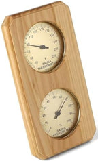 10 inches Premium Wood Thermometer-Hygrometer for Sauna (Upgraded Accuracy and Design)