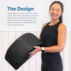 (Grey), Adjustable Lower & Upper Back Stretcher For Lumbar Support Spine Alignment & Back Pain Relief By Renowned Kinesiologist Dr. Sinett