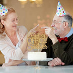 Happy Retirement Cake Topper, I'm Retired Cake Decor, Peace Out of Office Forever, Funny Retirement Party Decorations Gold Glitter