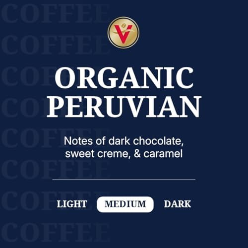 Victor Allen's Coffee Organic Peruvian, Medium Roast, 42 Count, Single Serve Coffee Pods for Keurig K-Cup Brewers
