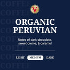 Victor Allen's Coffee Organic Peruvian, Medium Roast, 80 Count, Single Serve Coffee Pods for Keurig K-Cup Brewers