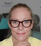 Eyekepper Cateye Design Reading Glasses Oversized Readers for Women Reading - Black +2.50