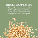 Loucks Coconut Sesame Snaps Candy Individually Wrapped 32 Three-Packs (96 Bars, 4 Snap Pieces/Bar) Vegan, Gluten-Free, Cholesterol-Free, Kosher Sesame Snack, No Preservatives, 7.4lbs 3.36kg