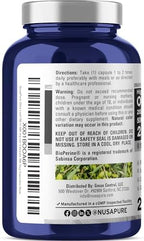 NusaPure Olive Leaf 20% Oleuropein 50:1 Extract, 500 mg Equivalent to 25,000 mg 200 Veg Caps Suitable for Vegetarians and Vegans, Non-GMO