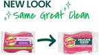 Scotch-Brite Gentle Clean Delicate Scrub Sponges, For Washing Dishes and Cleaning Kitchen, 3 Scrub Sponges