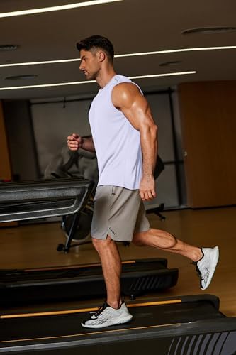 COOFANDY Men's Sleeveless Shirt Quick Dry Workout Tank Top Gym Muscle T Shirts Sport Athletic Tanks Moisture Wicking