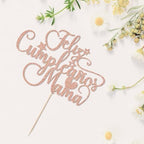 Spanish Feliz Cumpleanos Mama Cake Topper, Mom Happy Birthday, Best Mom Ever, Happy Mothers Day, Mom Birthday Party Decorations Spanish Theme Party Decorations