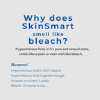SkinSmart Antimicrobial Wound Therapy, Hypochlorous Acid Safely Removes Bacteria so Wounds Can Heal, 8 Ounce Clear Spray